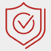 an icon of a shield with a checkmark within
